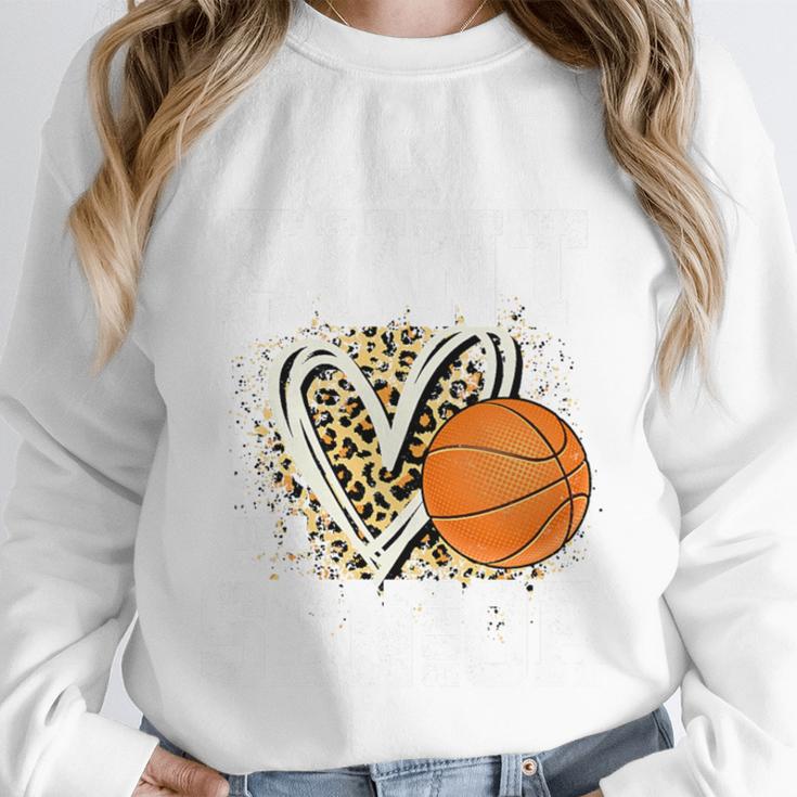 Proud Aunt Of A 2026 Senior Basketball Graduation Leopard Premium Tri-Blend Unisex Sweatshirt