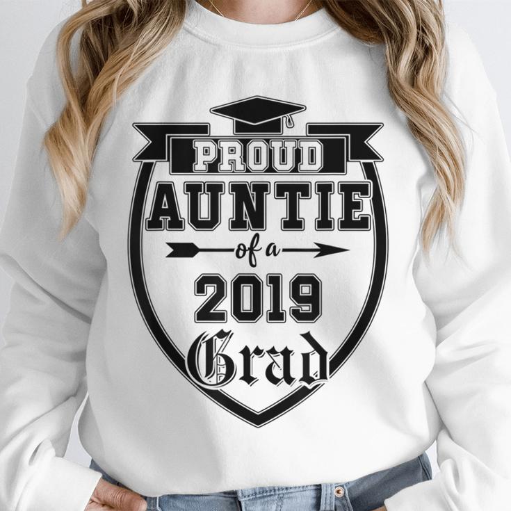 Proud Auntie Of a 2019 Grade Aunt Graduation Unisex Sweatshirt