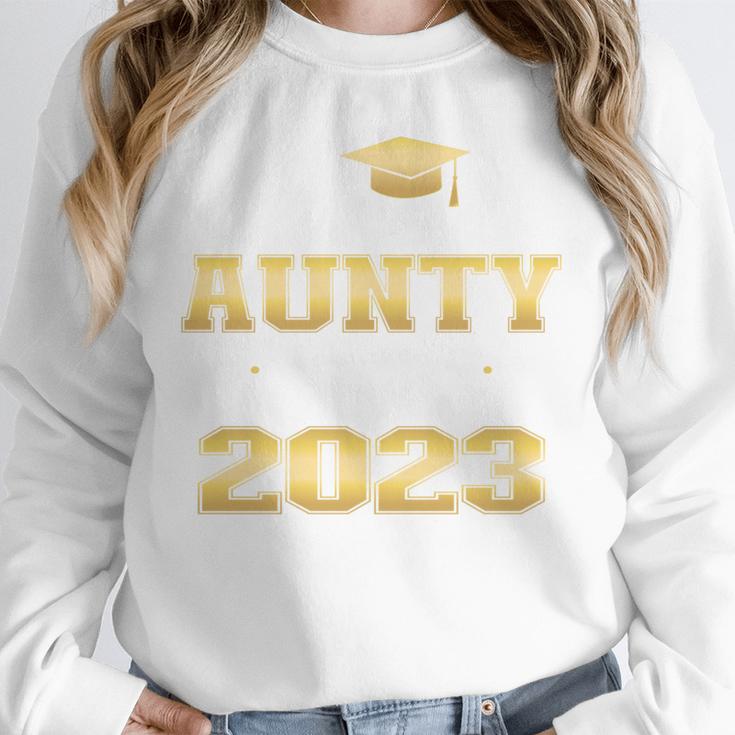Proud Aunty Of 2023 Class MBA Graduate Family Graduation Unisex Sweatshirt