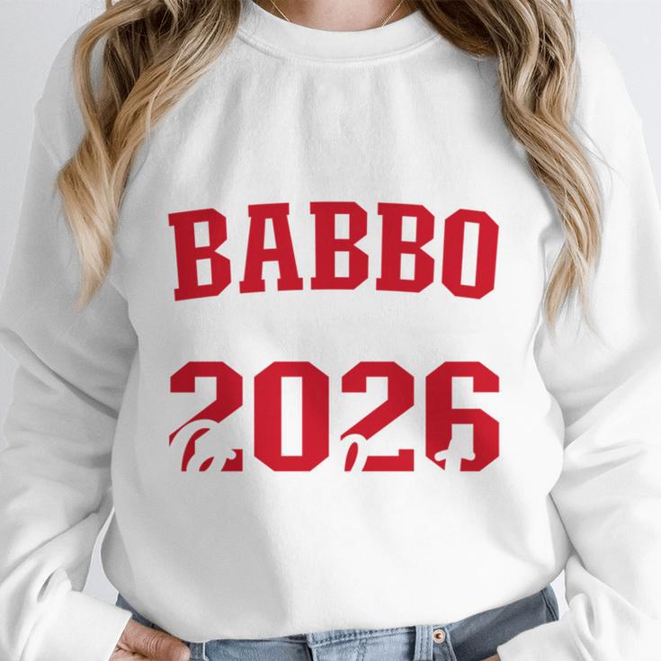 Proud Babbo Of a Class Of 2026 Graduate For Graduation Unisex Sweatshirt