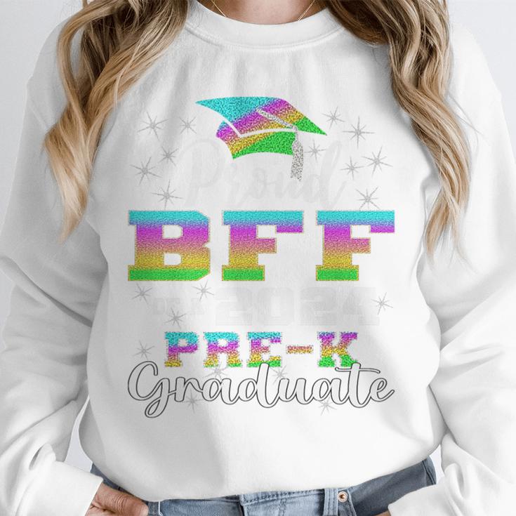 Proud Bff Of PreK School Graduate 2024 Graduation Bff Premium Unisex Sweatshirt