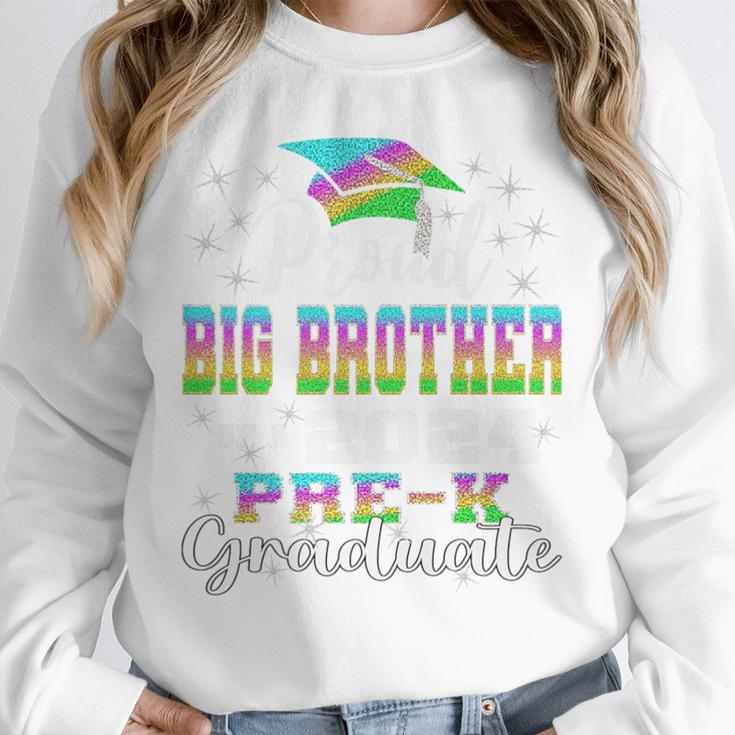 Proud Big Brother Of PreK School Graduate 2024 Graduation Premium Unisex Sweatshirt