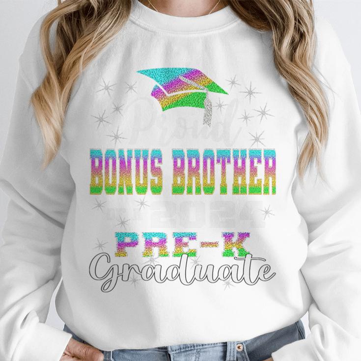 Proud Bonus Brother Of PreK School Graduate 2024 Graduation Premium Unisex Sweatshirt