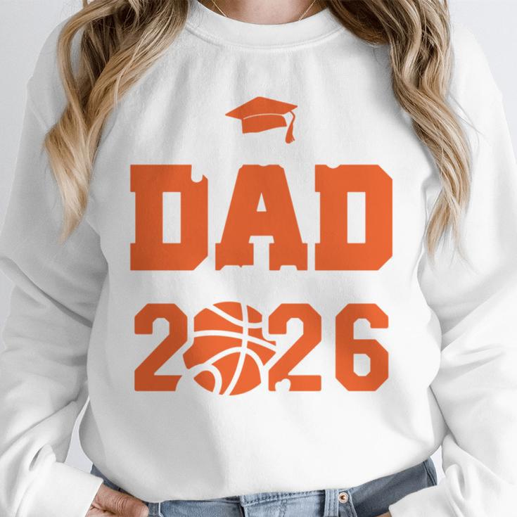 Proud Dad Of A 2026 Senior Basketball Graduation Family Unisex Sweatshirt