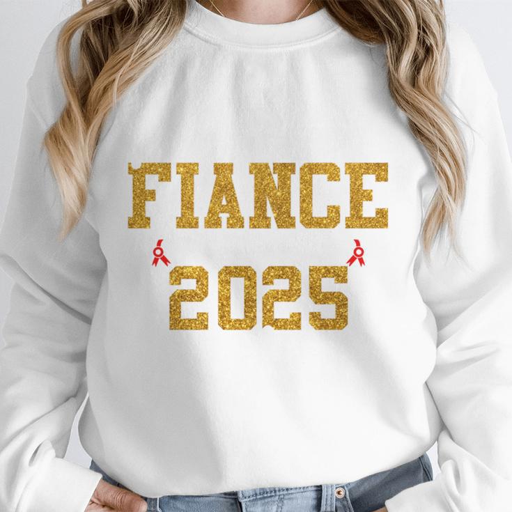 Proud Fiance Of A 2025 Graduate Fiance Graduation 2025 Senio Unisex Sweatshirt