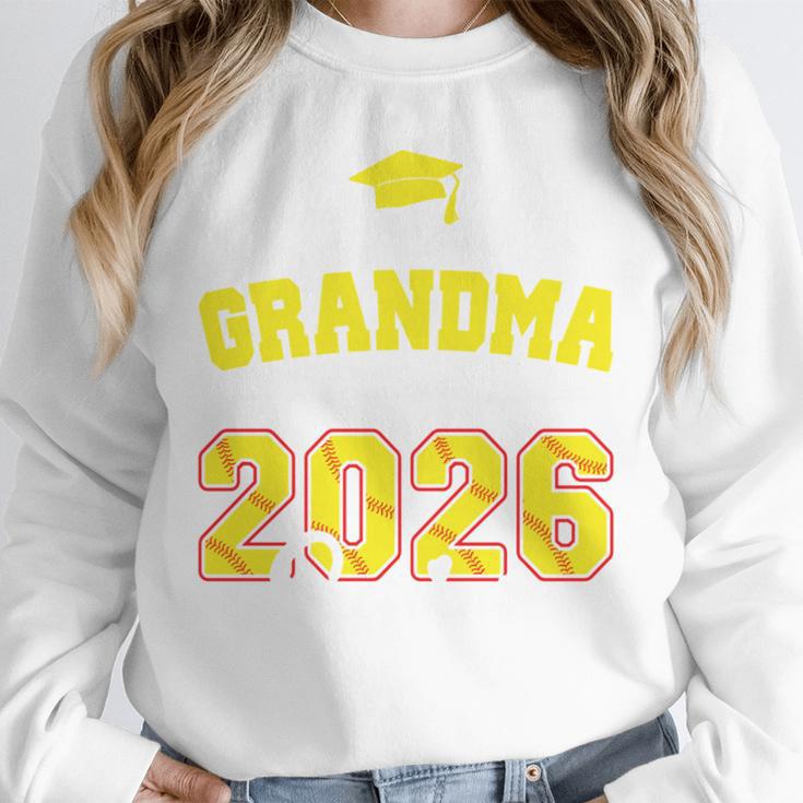 Proud Grandma Of A 2026 Senior Softball Graduation Matching Unisex Sweatshirt