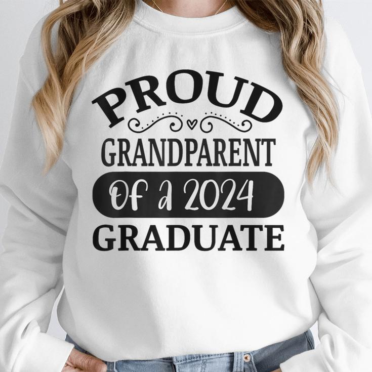 Proud Grandparent Of A Class Of 2024 Graduate Graduation Unisex Sweatshirt