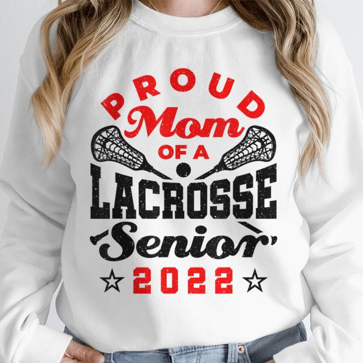 Proud Mom Of a Lacrosse Senior 2022 Graduation Unisex Sweatshirt