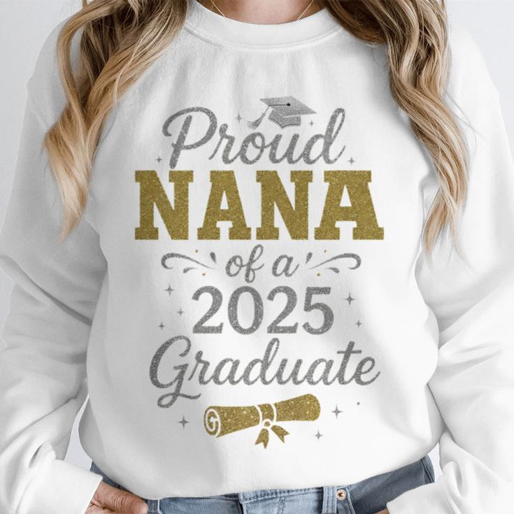 Proud Nana Of a 2025 Graduate Senior Graduation Women Premium Tri-Blend Unisex Sweatshirt