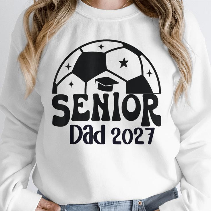 Proud Senior Dad Soccer Class Of 2027 Graduation Graduate Unisex Sweatshirt