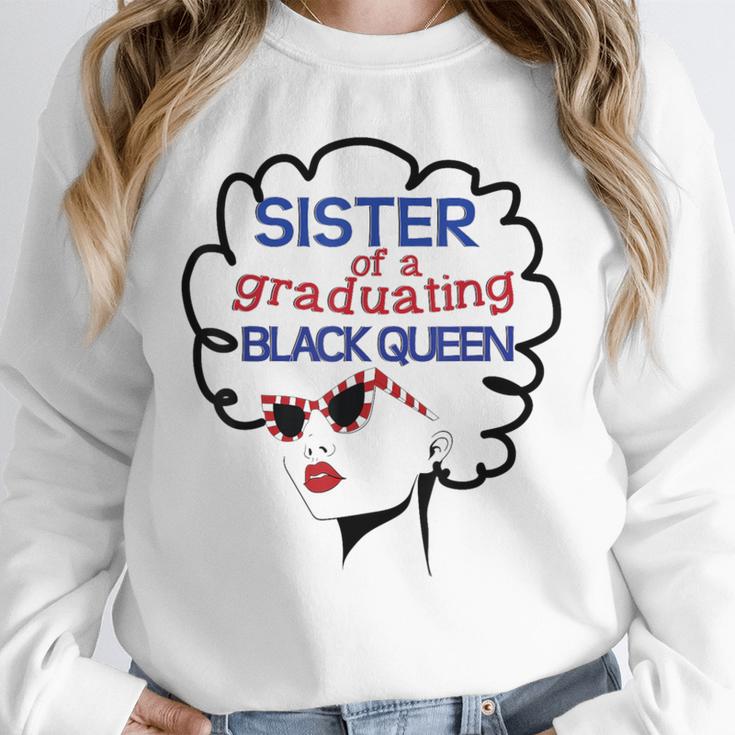 Proud Sister Queen Graduation Shirt African American Unisex Sweatshirt