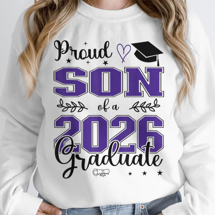 Proud Son Of a Class Of 2026 Graduate For Graduation Unisex Sweatshirt