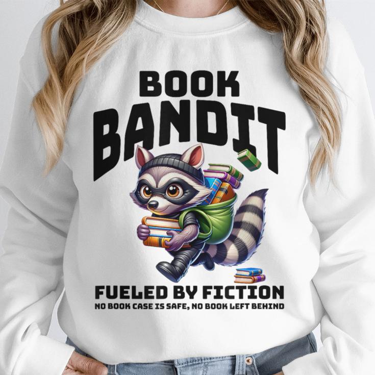 Racoon-Bookworm-Book Bandit-Fueled By Fiction Unisex Sweatshirt Racoon-Bookworm-Book Bandit-Fueled By Fiction Unisex Sweatshirt
