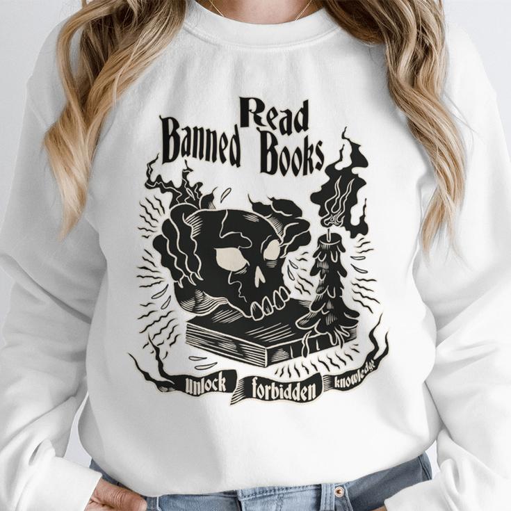 Read Banned Books Unlock Forbidden Knowledge Unisex Sweatshirt Read Banned Books Unlock Forbidden Knowledge Unisex Sweatshirt