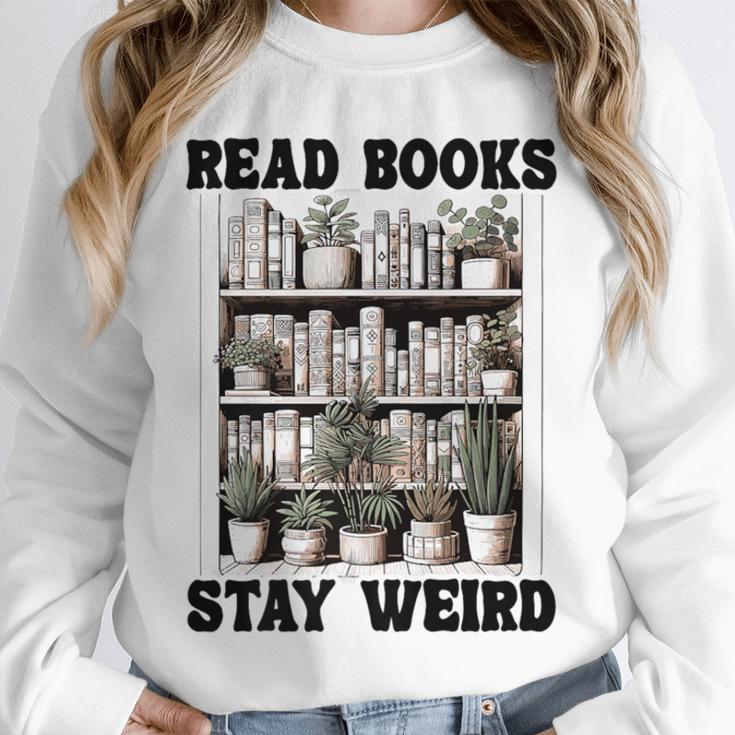 Read Books Stay Weird Book Lover Joke Introvert Reading Premium Unisex Sweatshirt Read Books Stay Weird Book Lover Joke Introvert Reading Premium Unisex Sweatshirt