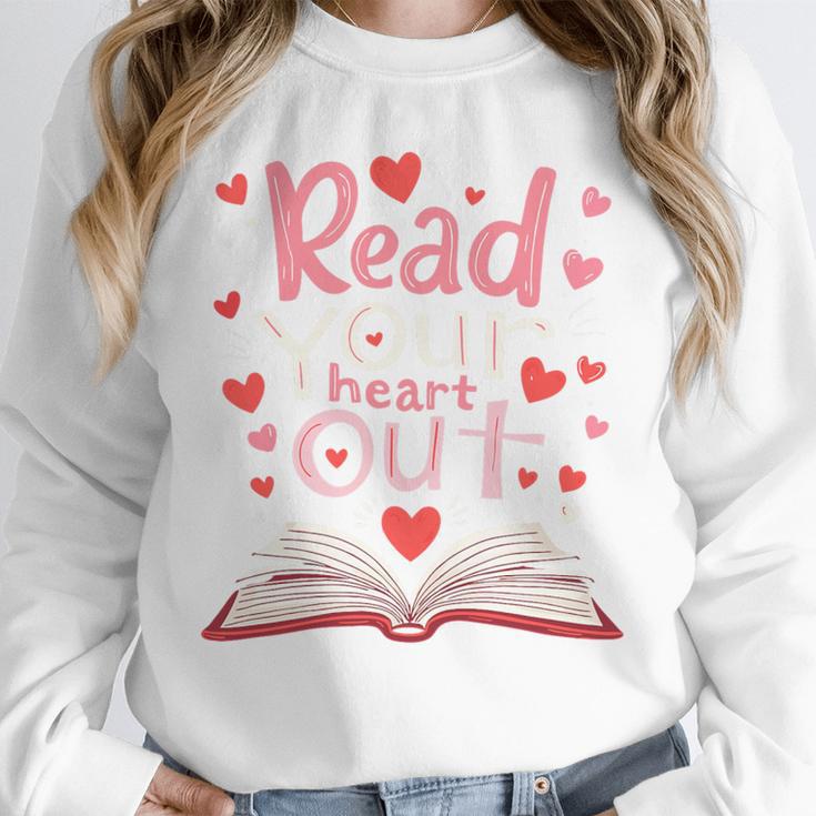 Read Your Heart Out Teacher Valentines Day Reading Book Love Premium Tri-Blend Unisex Sweatshirt Read Your Heart Out Teacher Valentines Day Reading Book Love Premium Tri-Blend Unisex Sweatshirt