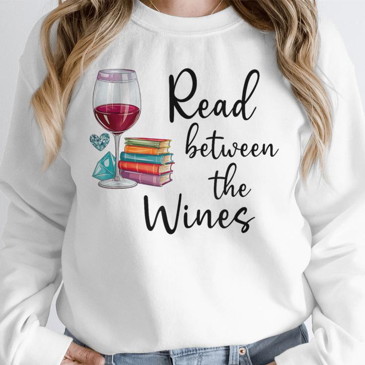 Read Between The Wines Im Just a Girl Who Loves Books & Wine Unisex Sweatshirt Read Between The Wines Im Just a Girl Who Loves Books & Wine Unisex Sweatshirt