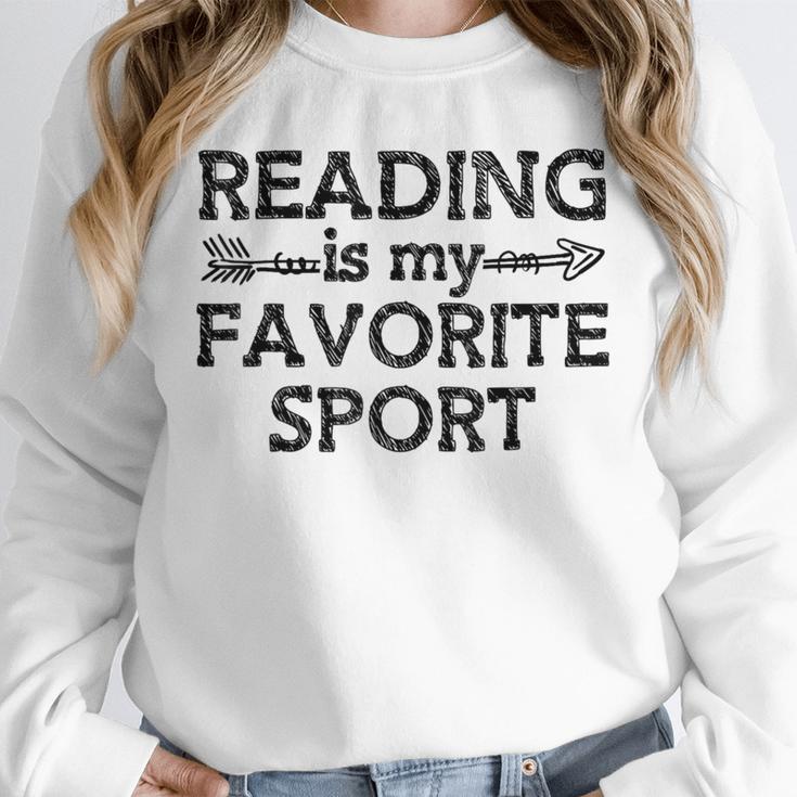Reading Is My Favorite Sport Bookish Book-Club Bookworm Unisex Sweatshirt