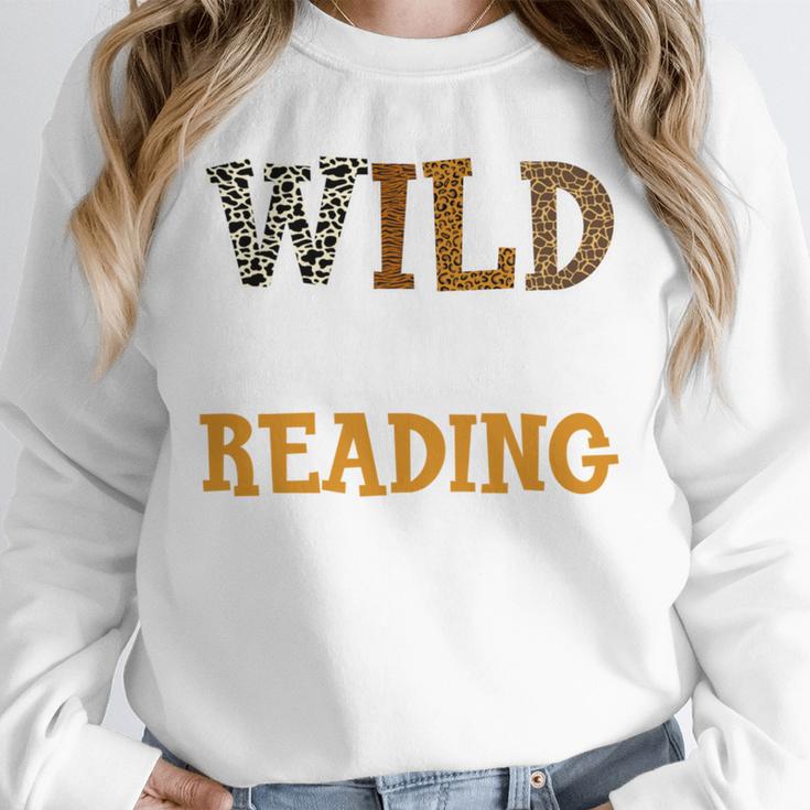 Reading Lover Apparel Wild About Reading Reading Books Unisex Sweatshirt