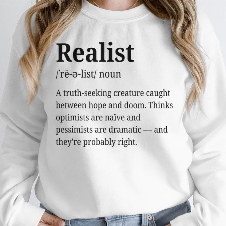 Realist Definition For Introverts Honest Personality Unisex Sweatshirt Realist Definition For Introverts Honest Personality Unisex Sweatshirt