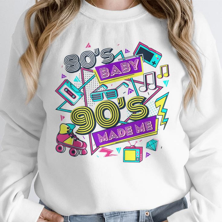 Retro 1980s 80's Baby 1990s 90's Made Me Vaporwave Nostalgia Unisex Sweatshirt Retro 1980s 80's Baby 1990s 90's Made Me Vaporwave Nostalgia Unisex Sweatshirt