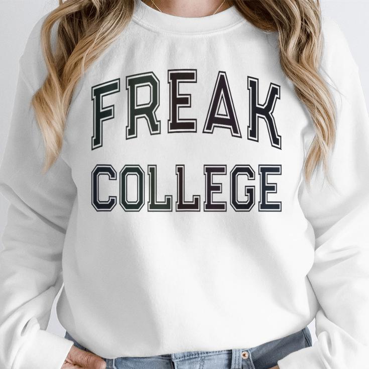 Retro Anti Social FREAK COLLEGE Introvert Stay Away From Me Unisex Sweatshirt Retro Anti Social FREAK COLLEGE Introvert Stay Away From Me Unisex Sweatshirt