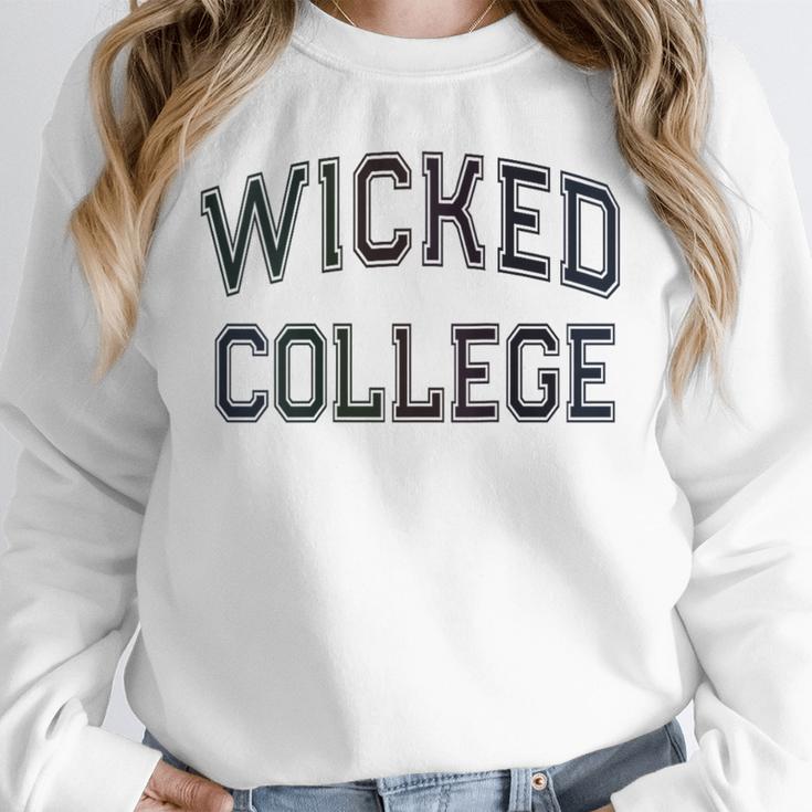 Retro Anti Social WICKED COLLEGE Introvert Stay Away From Me Unisex Sweatshirt