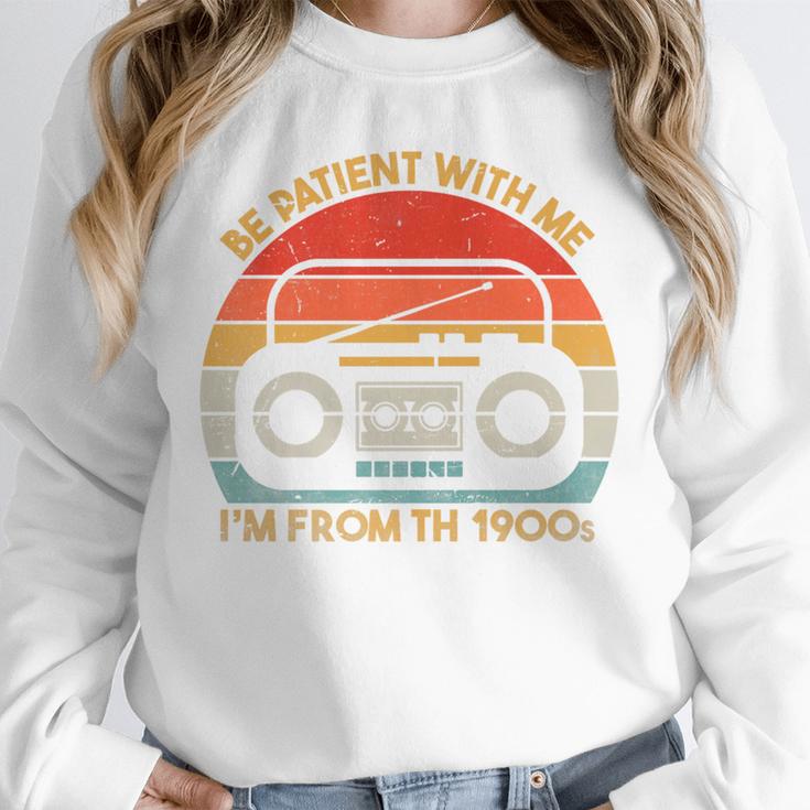 Retro Be Patient With Me I'm From The 1900s Premium Unisex Sweatshirt