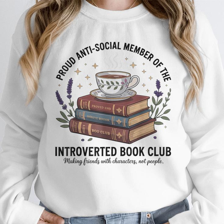 Retro Proud Introverted Book Club Anti Social Reader Unisex Sweatshirt Retro Proud Introverted Book Club Anti Social Reader Unisex Sweatshirt