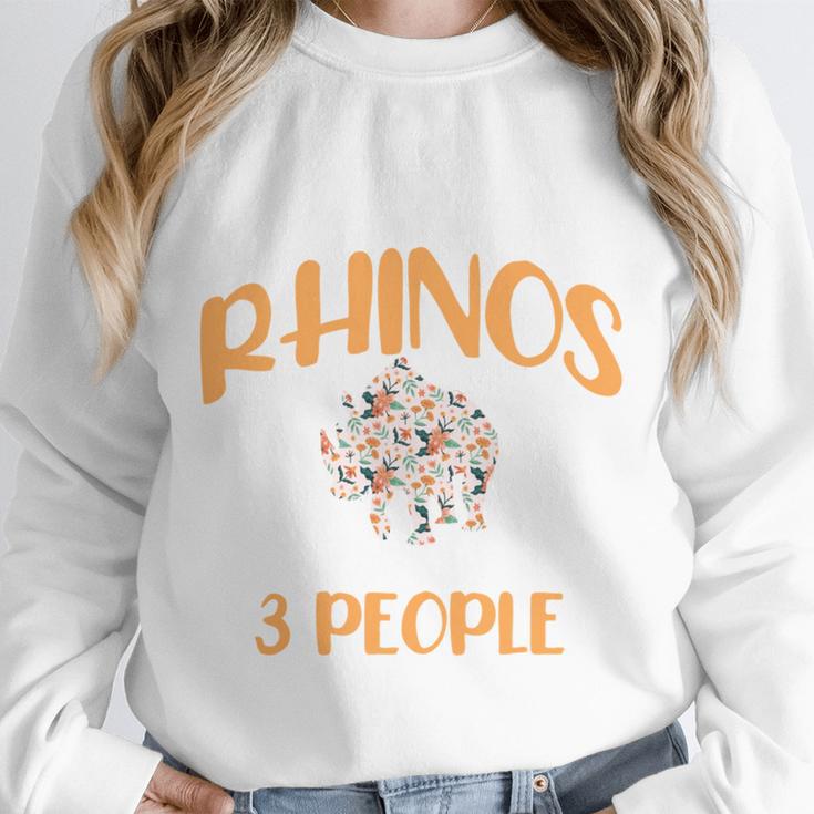 I Like Rhinos And Maybe 3 People Introvert Animal Unisex Sweatshirt I Like Rhinos And Maybe 3 People Introvert Animal Unisex Sweatshirt