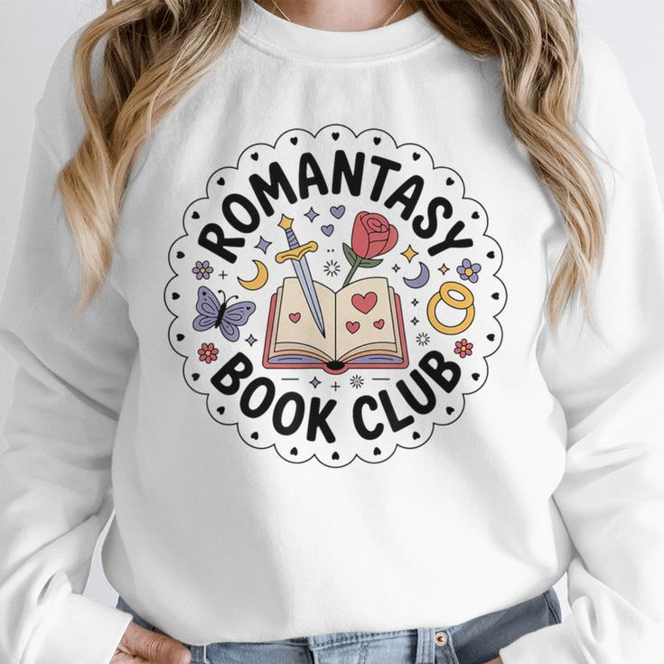 Romantasy Book Club Romance Fantasy Book Lover Tee Unisex Sweatshirt