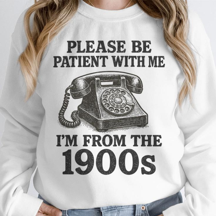 Sarcastic Please Be Patient I'm From The 1900s Premium Tri-Blend Unisex Sweatshirt Sarcastic Please Be Patient I'm From The 1900s Premium Tri-Blend Unisex Sweatshirt