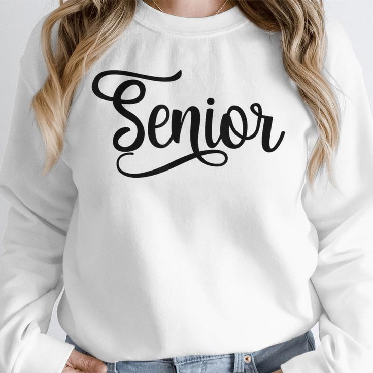 That Says Senior Cursive Script Graduation Unisex Sweatshirt
