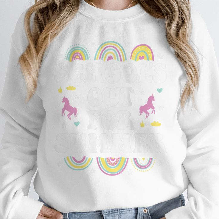School's Out For Summer Unicorn Graduation Teacher Student Unisex Sweatshirt