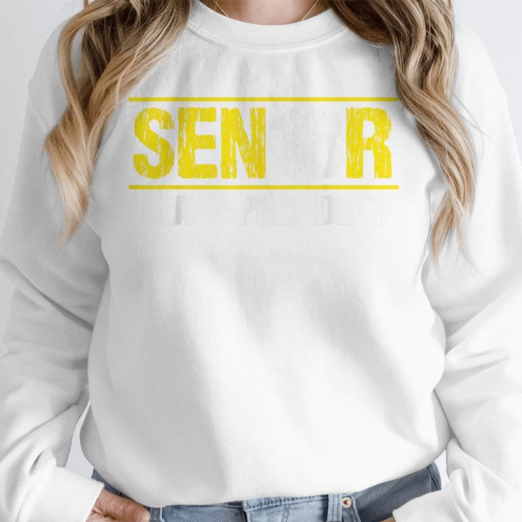 Senior 2018 Class President-School Colors Graduation Unisex Sweatshirt