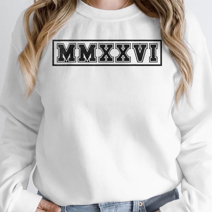 Senior 2026 MMXXVI Graduate Class Of 2026 Graduation Unisex Sweatshirt