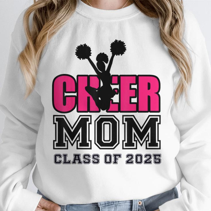 Senior Cheerleader Mom Cheer Class Of 2025 Graduation Women Unisex Sweatshirt