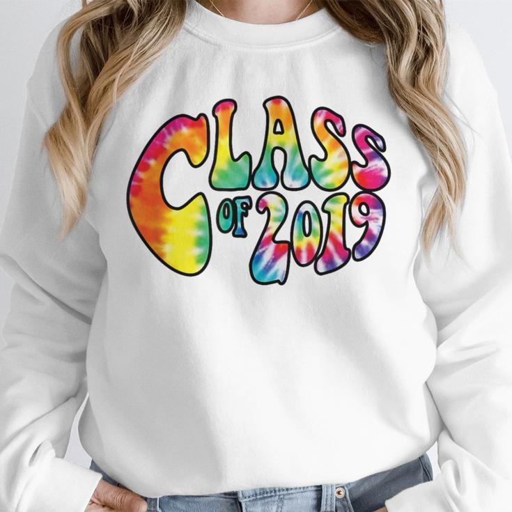 Senior Class Of 2019 Boho Tie Dye Graduation Unisex Sweatshirt