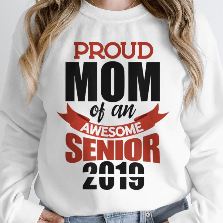 Senior Class Of 2019 Tshirt Graduation Awesome Mom Unisex Sweatshirt