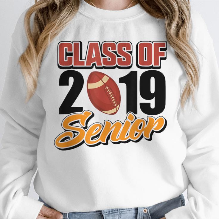 Senior Class Of 2019 Tshirt Graduation Students Football Unisex Sweatshirt