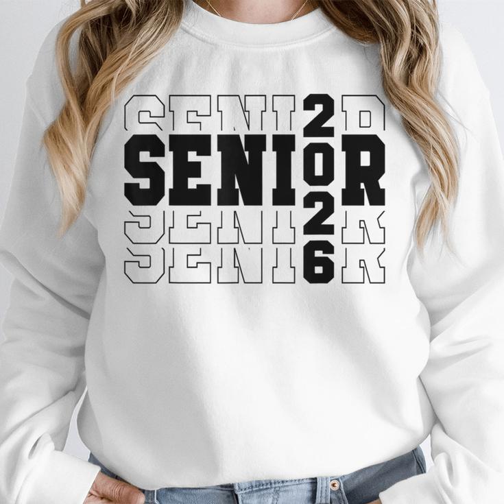 Senior Class Of 2026 Varsity Text Graduation Unisex Sweatshirt