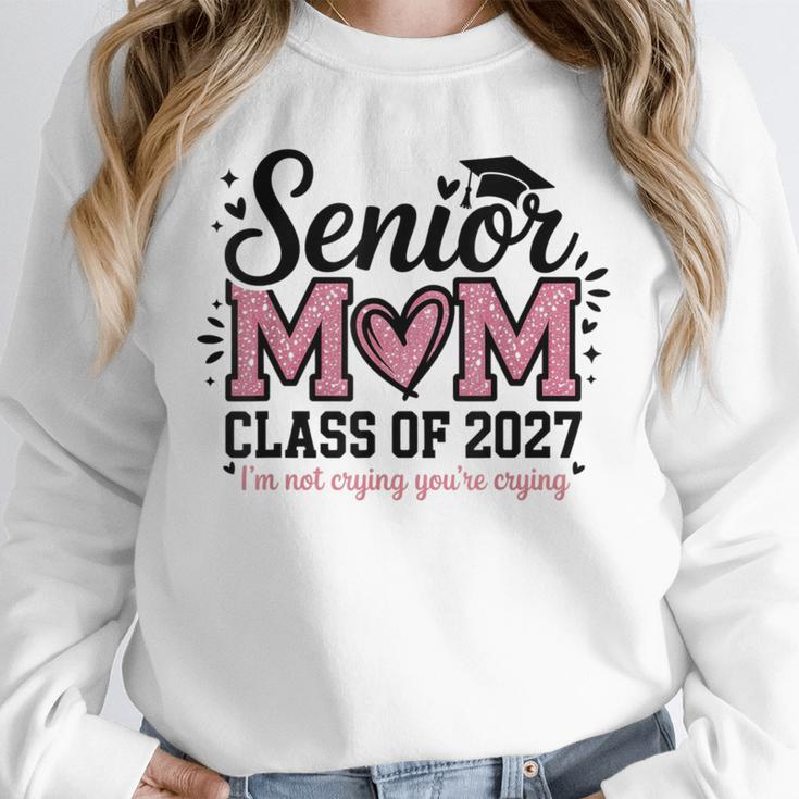 Senior Mom 2027 Class Of 2027 Graduation Proud Senior Mother Unisex Sweatshirt