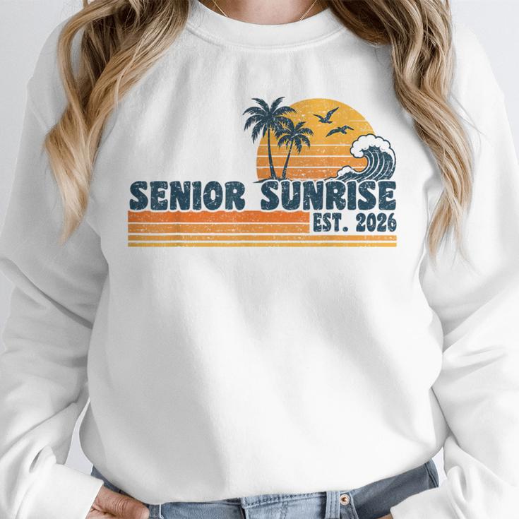 Senior Sunrise 2026 Graduation Cool Retro High School Unisex Sweatshirt