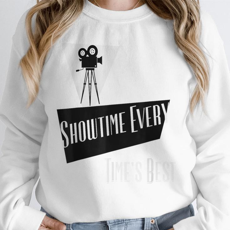 Showtime Every Moment Cinema Nostalgia Film Buff Humor Unisex Sweatshirt