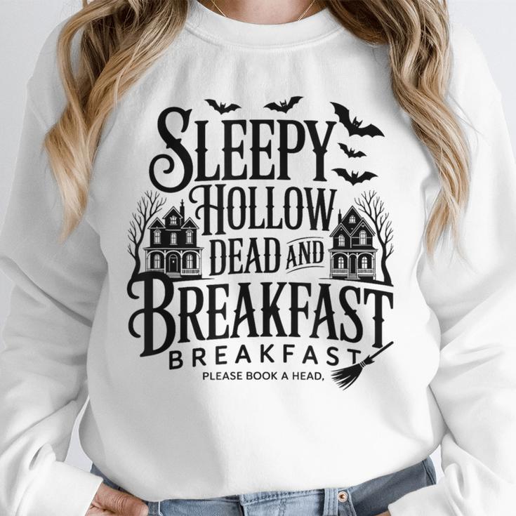 Sleepy Hollow Dead And Breakfast Please Book Ahead Unisex Sweatshirt