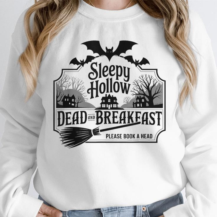 Sleepy Hollow Dead And Breakfast Please Book A Head Unisex Sweatshirt Sleepy Hollow Dead And Breakfast Please Book A Head Unisex Sweatshirt