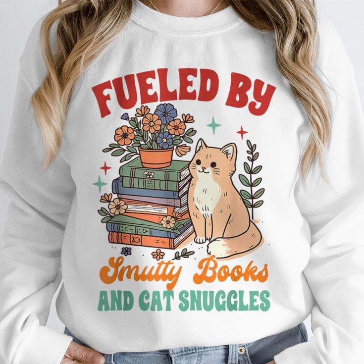 Smut Reader Cat Lover Fueled By Smutty Books & Cat Snuggles For Men Women Unisex Sweatshirt Smut Reader Cat Lover Fueled By Smutty Books & Cat Snuggles For Men Women Unisex Sweatshirt