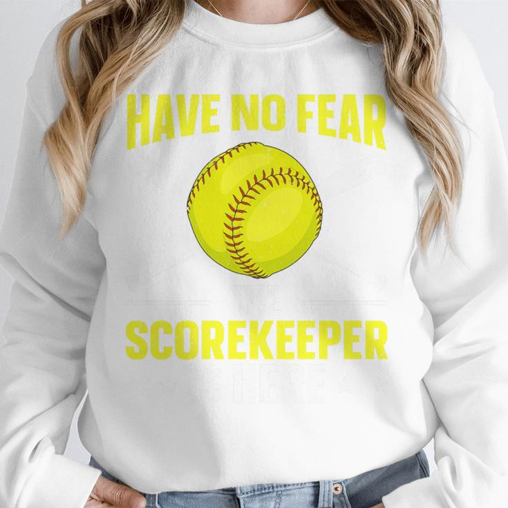 Softball Scorekeeper For a Score Book Keeper Premium Tri-Blend Unisex Sweatshirt
