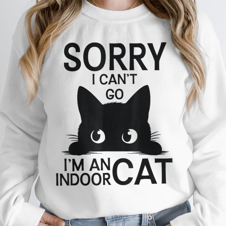 Sorry I Can't Go I'm An Indoor Cat Introvert Cats Unisex Sweatshirt Sorry I Can't Go I'm An Indoor Cat Introvert Cats Unisex Sweatshirt
