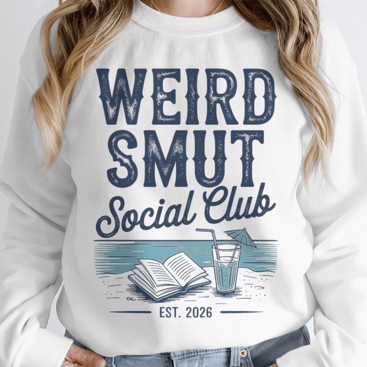 Spicy Romance Book Reader Fan Weird Smut Social Club Premium Tri-Blend Unisex Sweatshirt Spicy Romance Book Reader Fan Weird Smut Social Club Premium Tri-Blend Unisex Sweatshirt